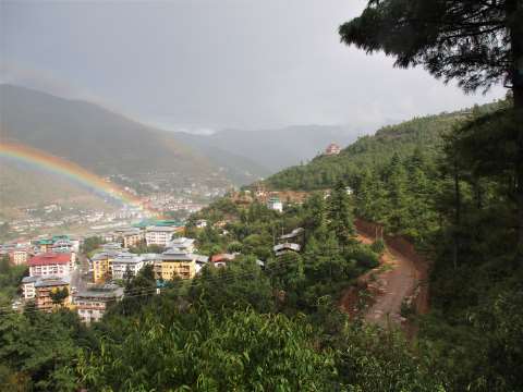 Buddha Point rainbow